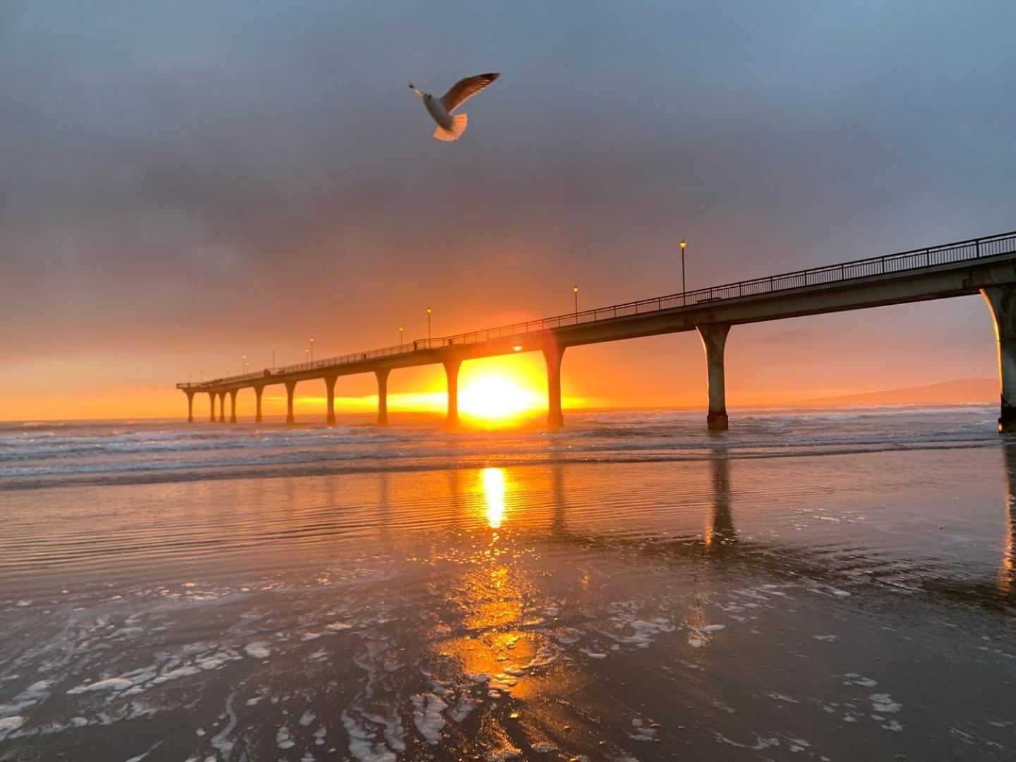 Sea Air And Sandy Beach, Beautiful 1 Bed 1 Bath クライストチャーチ エクステリア 写真